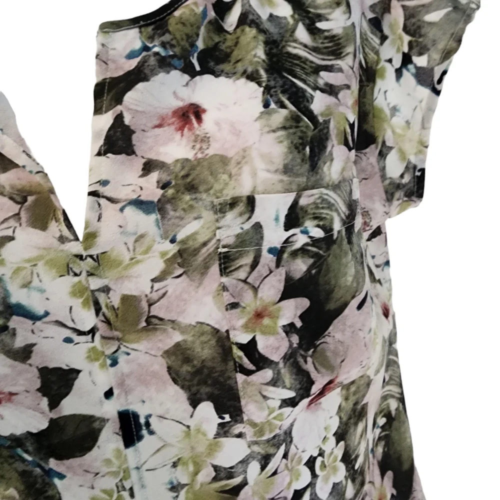 EUC Sanctuary Floral Jungle Short Sleeve City Mix Tiered Tee_8